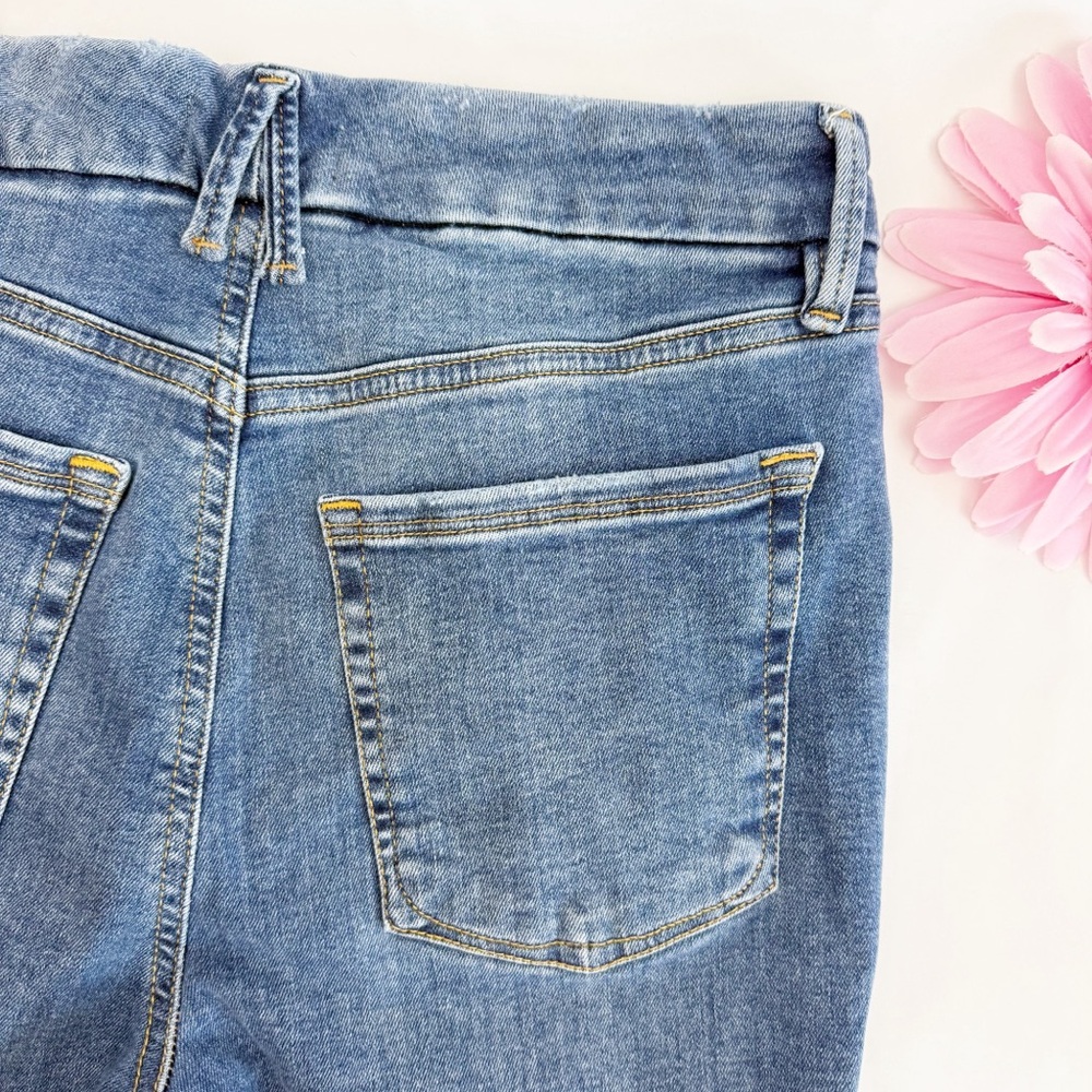 Good American Always Fits Good Legs Straight Mid To High Rise Jeans Indigo 316 - Picture 10 of 14